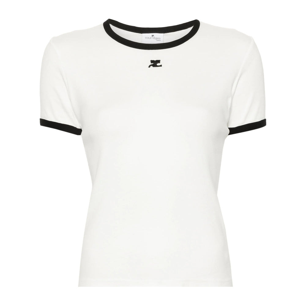 CourrèGes T Shirt - Bianco, Nero | f2465891120a011546587ef733cf066158831e6b