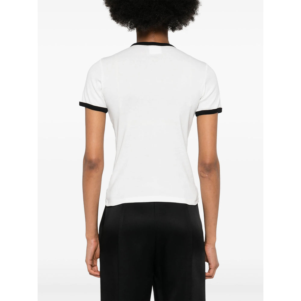 CourrèGes T Shirt - Bianco, Nero | 02c4f731863d068e331e082a32c42741ac5d478b