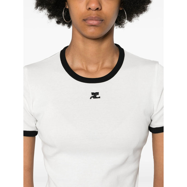 CourrèGes T Shirt - Bianco, Nero | 6cb18ce915f8d95cd3fcc803bfd03e5335d539f3