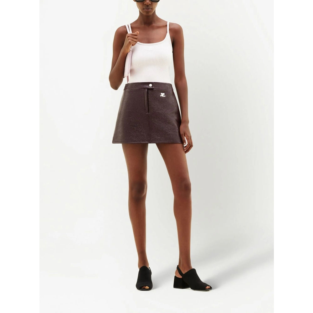 CourrèGes Gonne - Rosso | 6c64788b9801d53eb90255f91525a1df939c1493