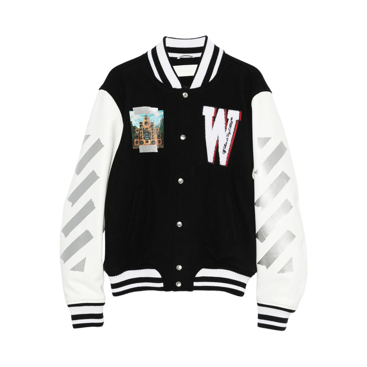 Off-White Leather Outerwears - Nero, Bianco | 655918042a43f52c8e69a73dee3bd1359a113501