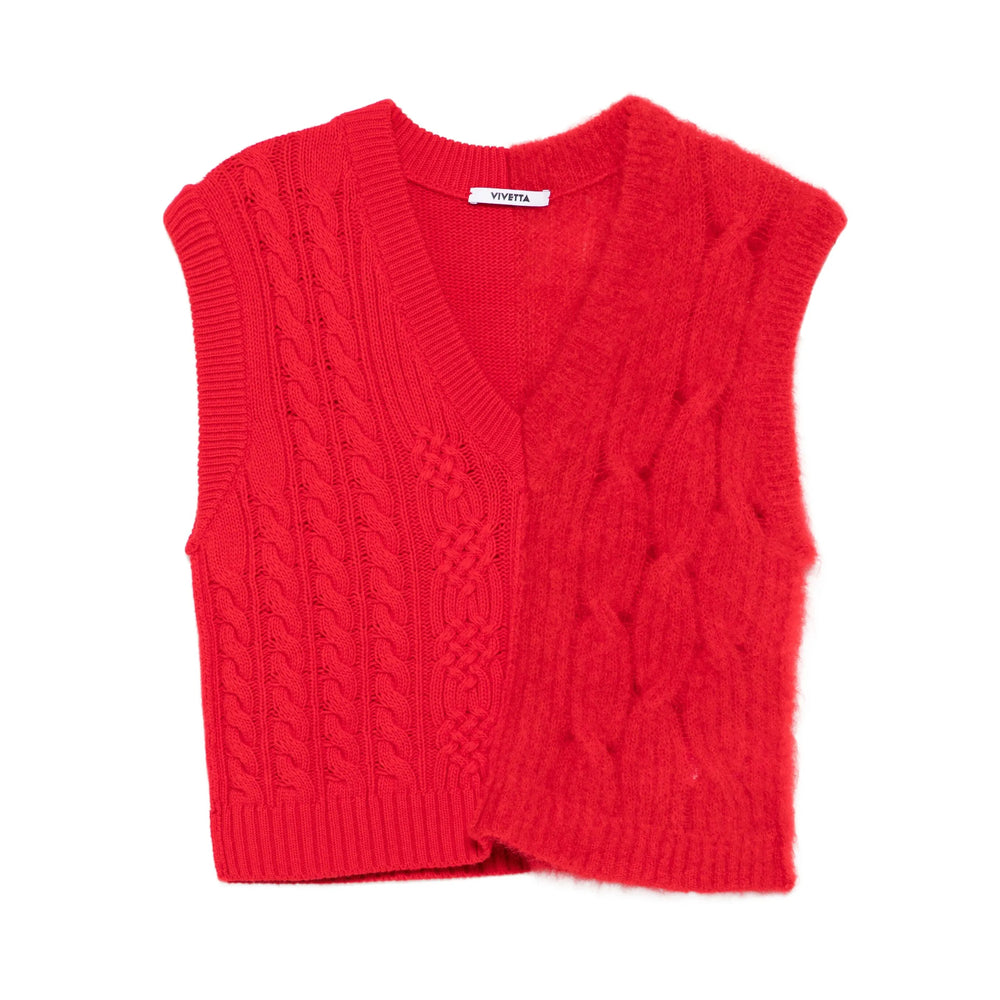 Vivetta Waistcoats - Rosso | 8003ef6705662b095b9608830564414b1d800555