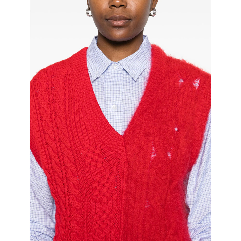 Vivetta Waistcoats - Rosso | bbd8cf6904cf2f8cb736ba2b8e6311c76a32f956