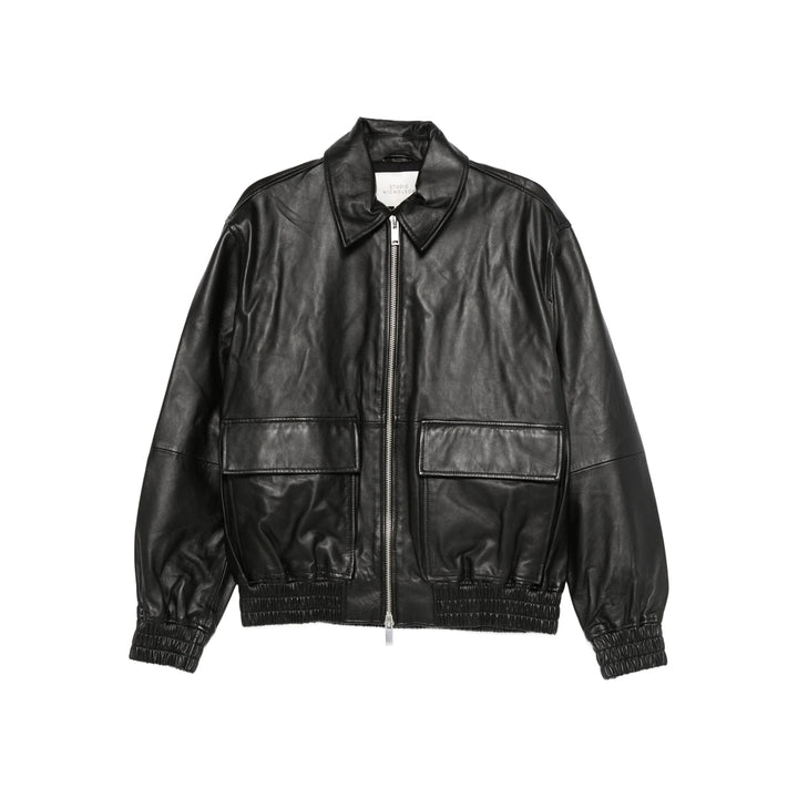 Studio Nicholson Leather Outerwears - Nero | ec9a42745e103b9b46d0e1b64a72fb6ec9aa1248