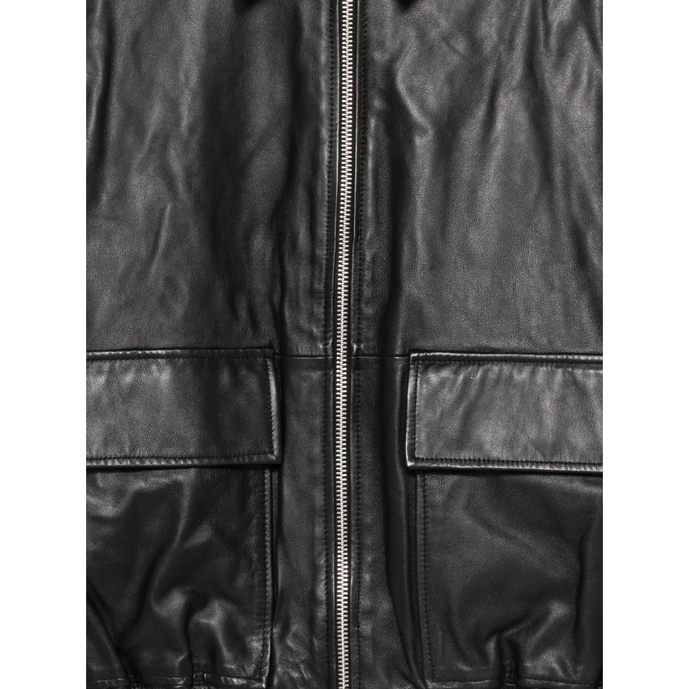 Studio Nicholson Leather Outerwears - Nero | a06dbcb8a65eb2801abd8cfed0da89d9ddc0d9bc