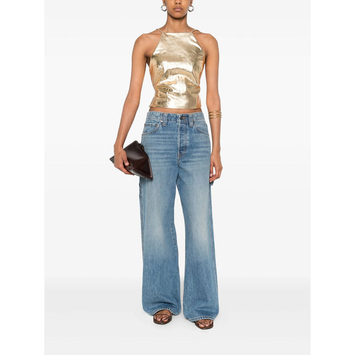 Cult Gaia Top - Oro | 7a2940af85f357f1972e5e7d90118afe0defac00