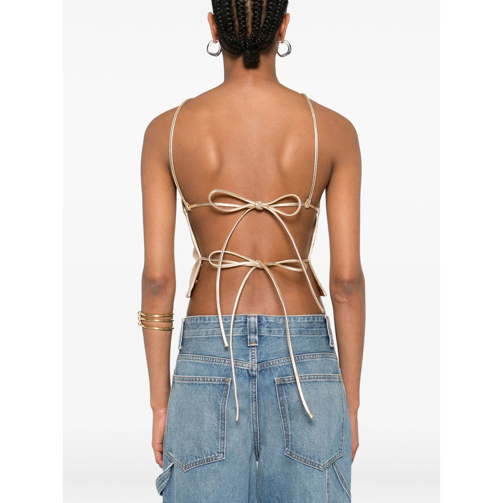 Cult Gaia Top - Oro | 8d0d4506f8dbbf9ac84edf972abf79ef14ab119c