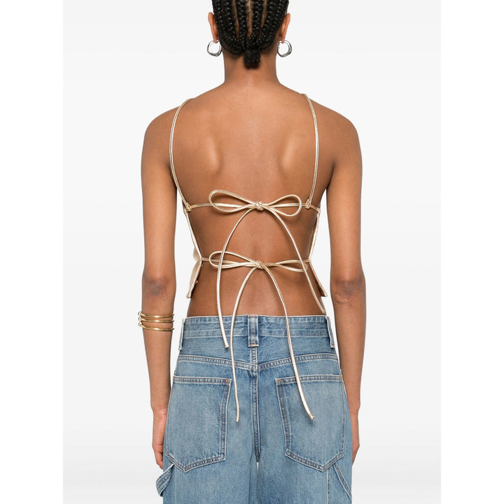 Cult Gaia Top - Oro | 8d0d4506f8dbbf9ac84edf972abf79ef14ab119c