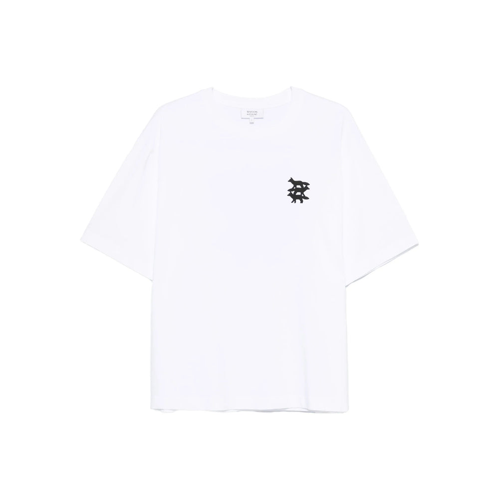 Maison Kitsuné T Shirt - Bianco | 53073bcb9d48a8af58a48b5d750fdc717448de4a