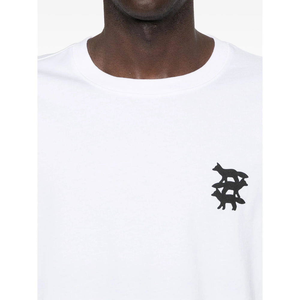 Maison Kitsuné T Shirt - Bianco | f72a08ac63f757044d1151cb6085f9c5436615db