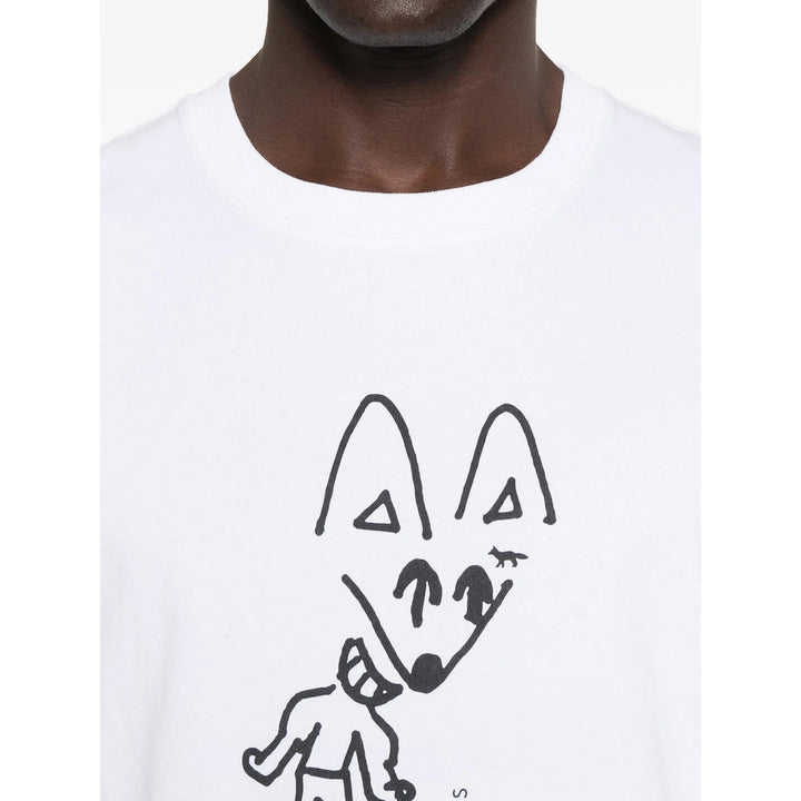 Maison Kitsuné T Shirt - Bianco | 0e0eed919be15dd25d46f416afcfb621b1aa0c6c