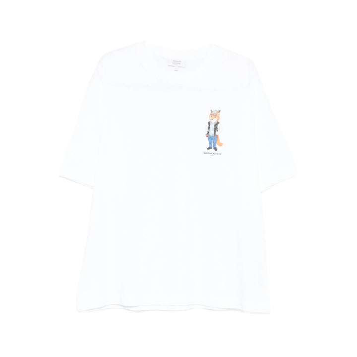Maison Kitsuné T Shirt - Bianco | 4bd8a16f94e8feeffba12ecc3fac735f97fd8648