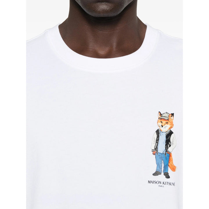 Maison Kitsuné T Shirt - Bianco | c32c9151852260ede35d001e87df2f71cc1d100a