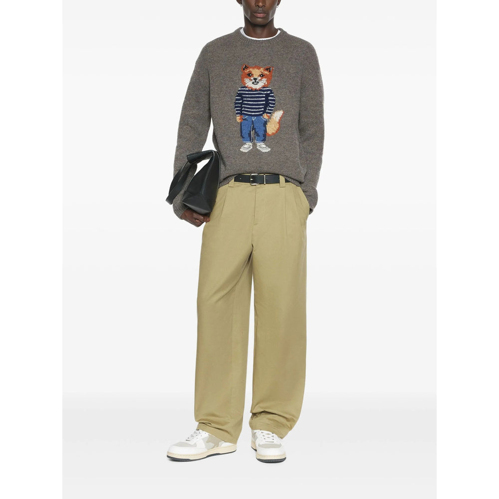 Maison Kitsuné Maglioni - Grigio | f37a34e49e8a93ac7dd13a247fd480ab870eb483