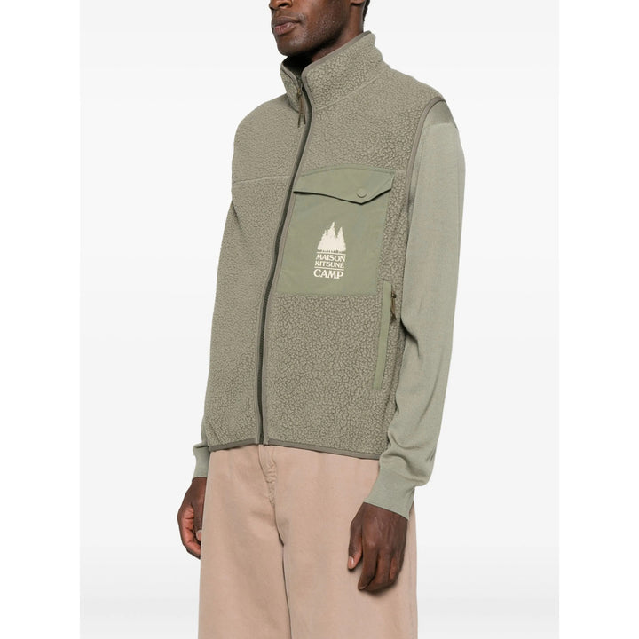 Maison Kitsuné Outwear Waistcoats - Verde | cd72338d3f732eae224c7094354c492637e101c5