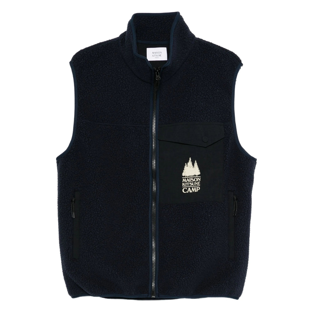 Maison Kitsuné Outwear Waistcoats - Blu | 8192ab440f6675b7c641ae1f98117b39c892c129
