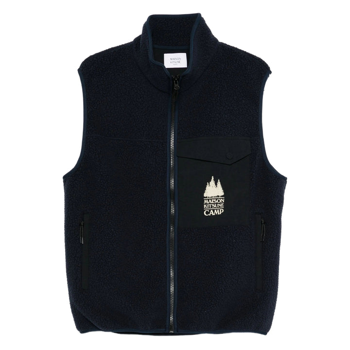 Maison Kitsuné Outwear Waistcoats - Blu | 8192ab440f6675b7c641ae1f98117b39c892c129
