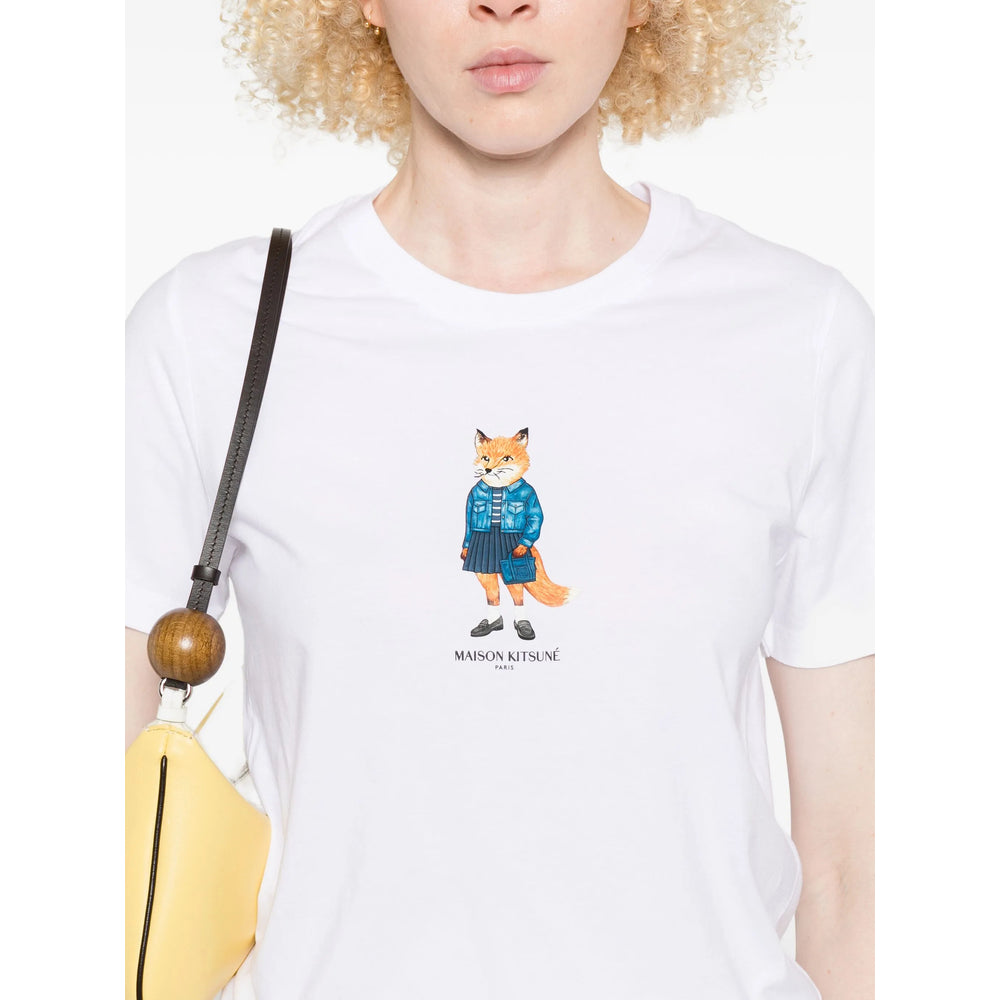 Maison Kitsuné T Shirt - Bianco | 80e613a94ad02d8bbd497cc32dd4426c339c907b