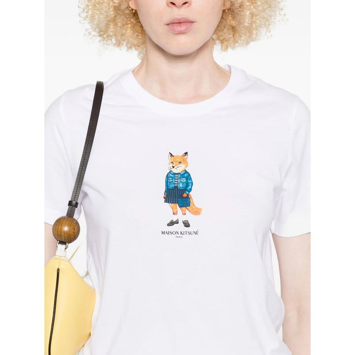 Maison Kitsuné T Shirt - Bianco | 80e613a94ad02d8bbd497cc32dd4426c339c907b