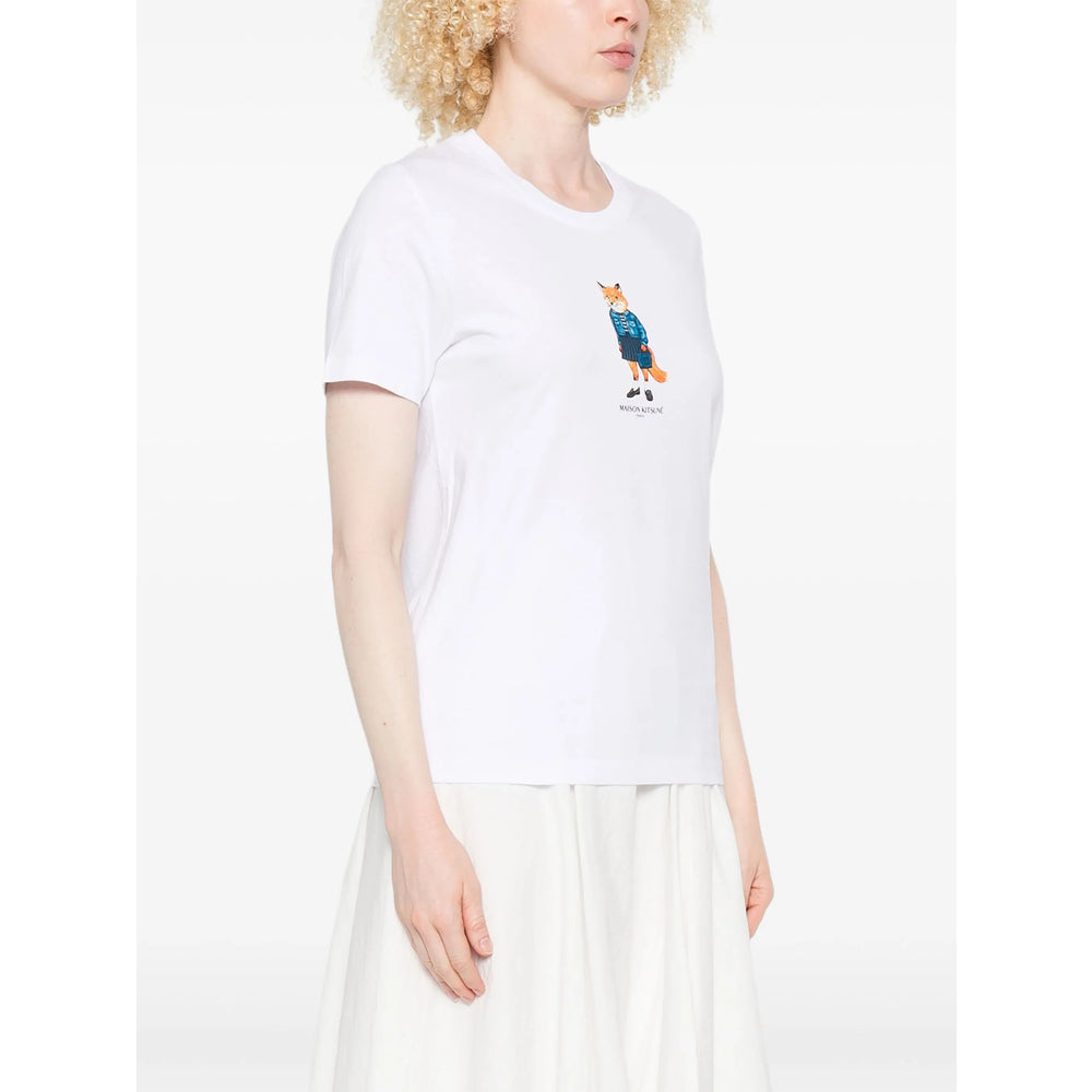 Maison Kitsuné T Shirt - Bianco | 78a18d1e1b6c88fc15cb8c31880369b5b8b40588