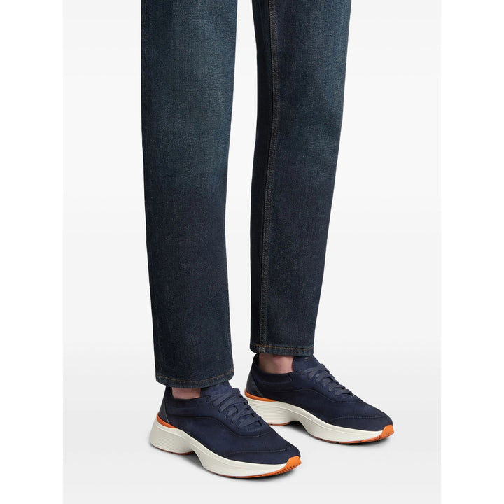 Santoni Sneakers - Blu | 46a931cf5ba6fd10f382791d98b8dd72cd00059a