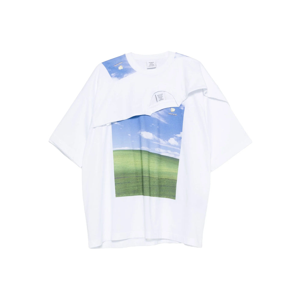 Vetements T Shirt - Bianco, Blu | 3e1bdba65e7a824d3db09b9dd6d12f4aad7a5cc3