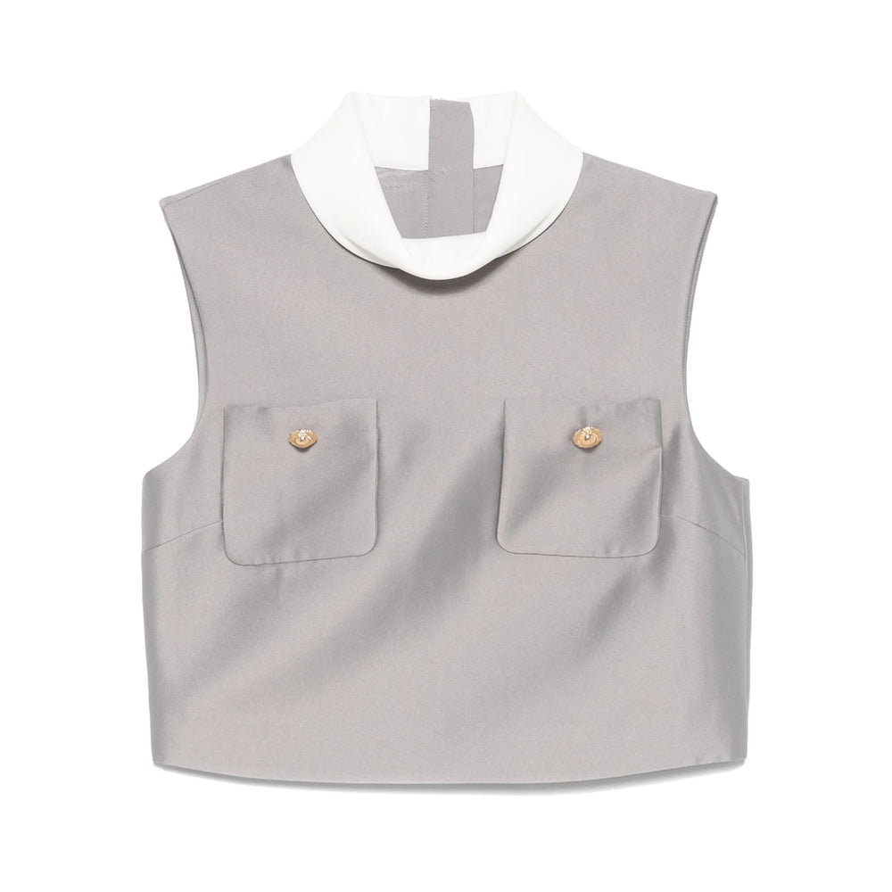 Self-Portrait Top - Grigio | f3494a7199b710c58ecac28ba63172361760e68b