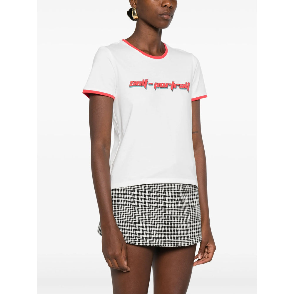 Self-Portrait T Shirt - Bianco | be00d3f64634b97b31f54790552ffed2a043d51d