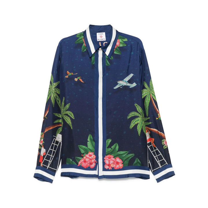 Casablanca Camicie - Blu | 8d835f1e038b290ff44803235367045faf967221