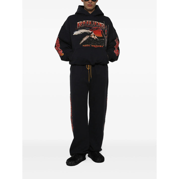 Rhude Felpe - Nero | 5f76f235e5694db512e7a926cb232886d76e03aa