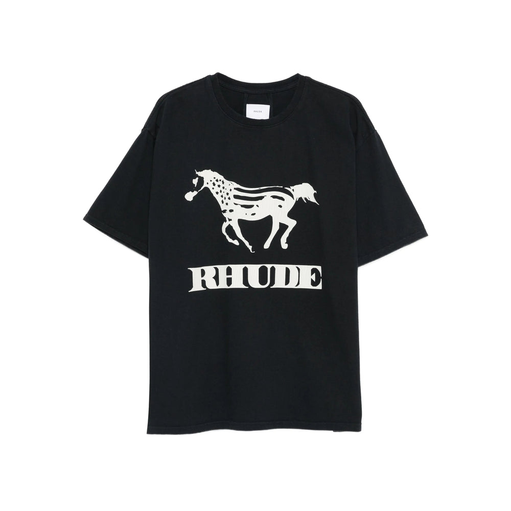 Rhude T Shirt - Nero | c352cefe28dd0dbcaf2b65a08d4e1ae937826ed9