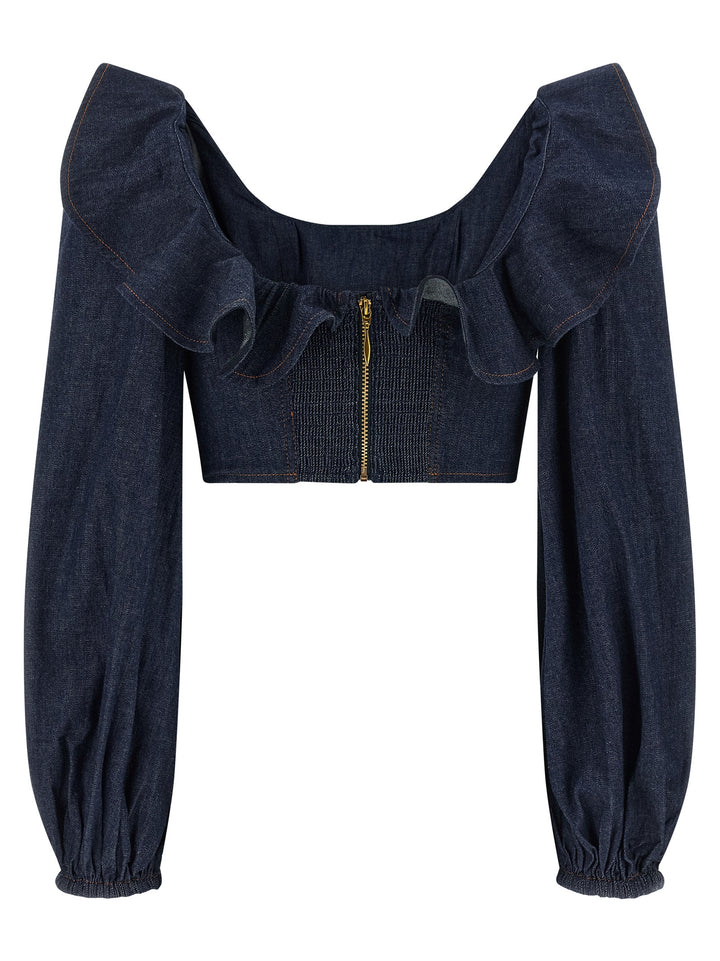 Zimmermann Aster Top - Blu | 6903b7ddea4269c97e9e0c8cc7df7cc94627d38c