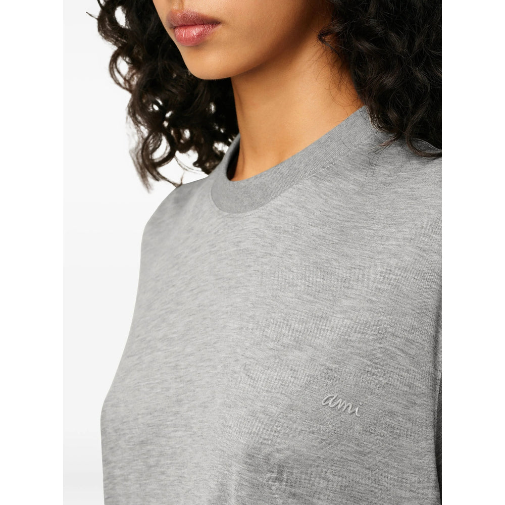 Ami Paris T Shirt - Grigio | 76e462e0826d592ba9a0a8c2f98dc070b4d47f8b