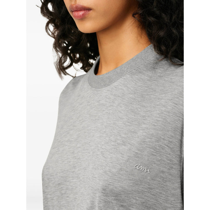Ami Paris T Shirt - Grigio | 76e462e0826d592ba9a0a8c2f98dc070b4d47f8b