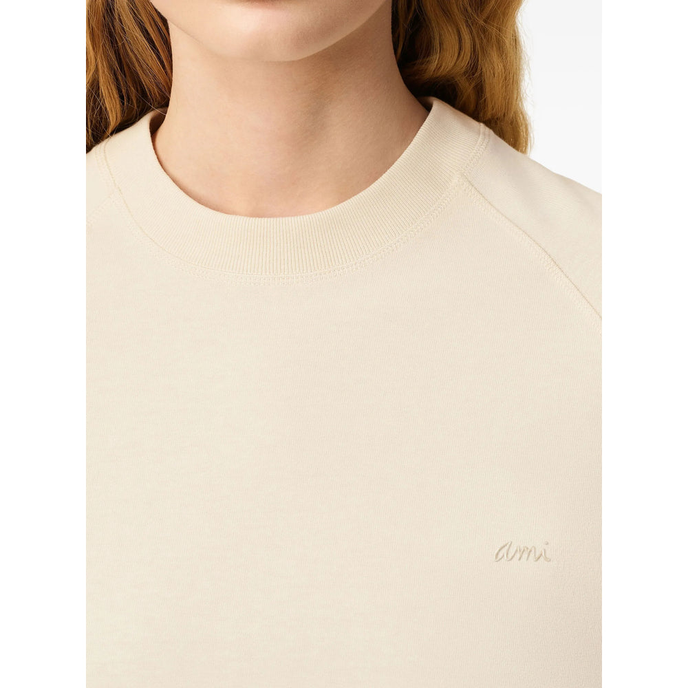 Ami Paris T Shirt - Neutro | 1fed44b030b77c6c782327dc7510316a4773f0b8