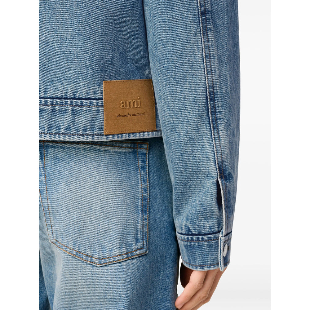 Ami Paris Outerwears - Blu | 2dd87f589d19f1c91e6ead0e727702f3703be3d9