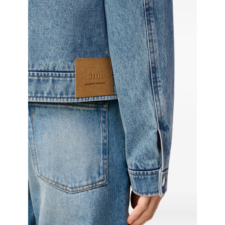 Ami Paris Outerwears - Blu | 2dd87f589d19f1c91e6ead0e727702f3703be3d9