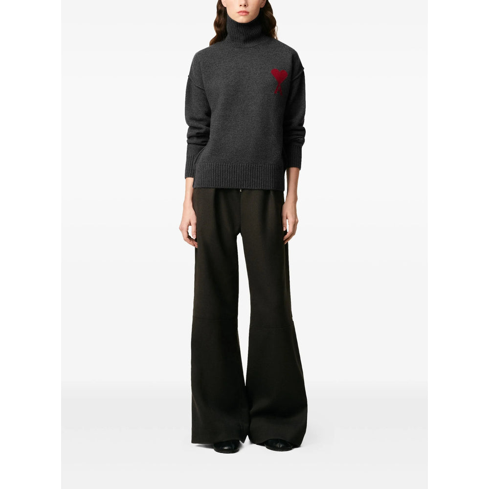 Ami Paris Maglioni - Grigio | 9d0723caec79f9f2bb1e068abb6773dd1b144dc8