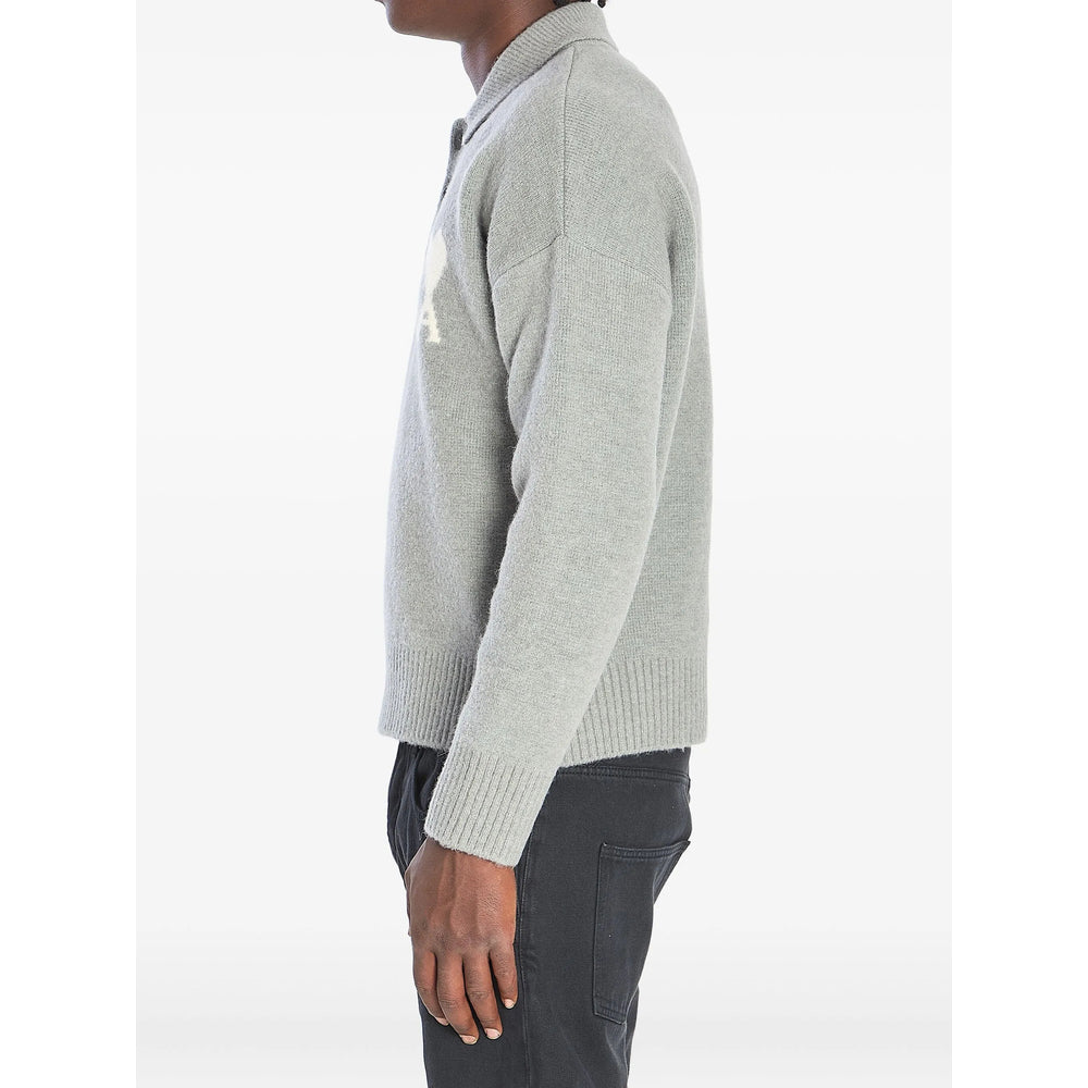 Ami Paris Maglioni - Grigio | 7225a8a50d1f33e3d21439176ea684fec31b0715