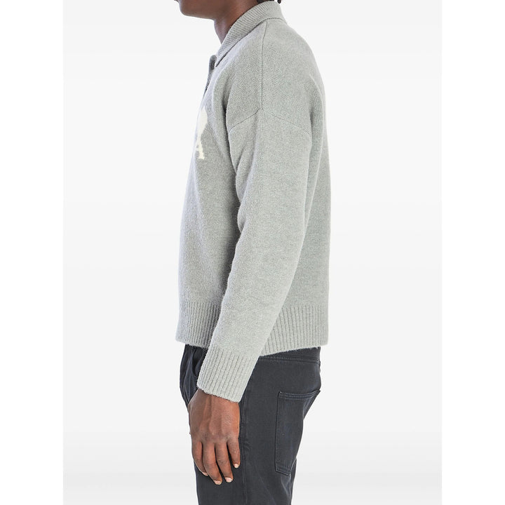 Ami Paris Maglioni - Grigio | 7225a8a50d1f33e3d21439176ea684fec31b0715