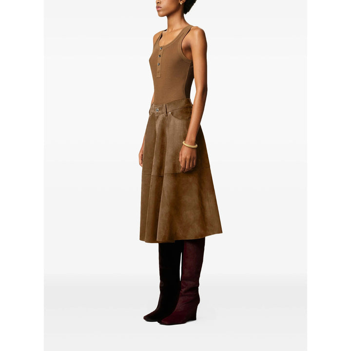 Ami Paris Gonne - Marrone | 78ed7bd205c1cf2b088fbfac31d5ba1c0800bc3c