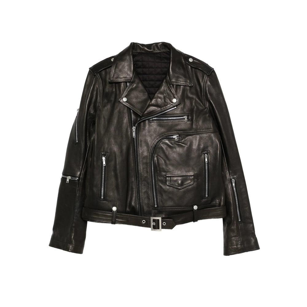 Rick Owens Leather Outerwears - Nero | 74a45e1aac5a63dff601033e3620c6f321883068