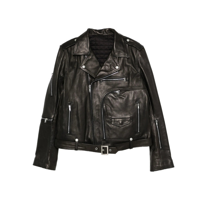 Rick Owens Leather Outerwears - Nero | 74a45e1aac5a63dff601033e3620c6f321883068