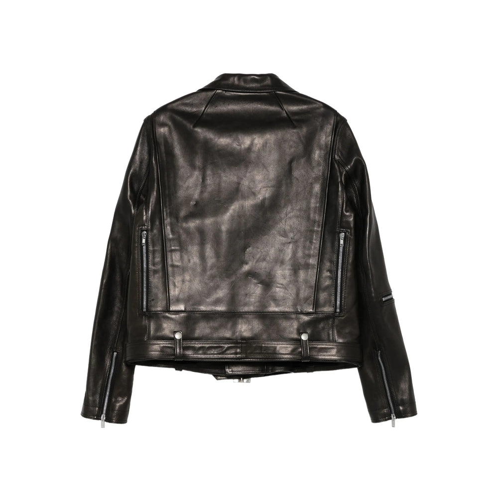 Rick Owens Leather Outerwears - Nero | f85597a6e198390e5f910481c268f052f12ad693