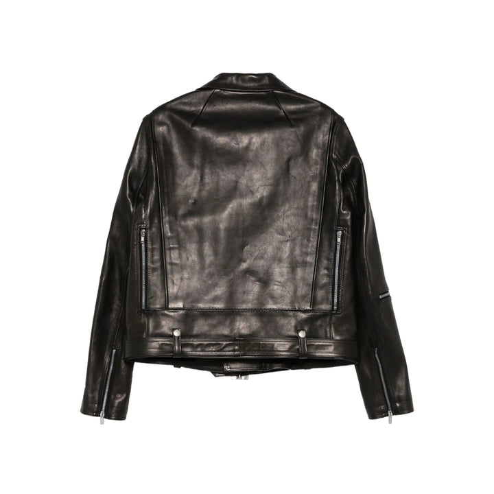 Rick Owens Leather Outerwears - Nero | f85597a6e198390e5f910481c268f052f12ad693
