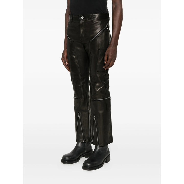 Rick Owens Leather Pants - Nero | fd880aed64ae79a73e583daff85a447e73ed3f5b