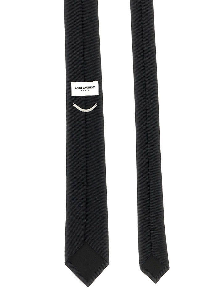 Saint Laurent Reps Bio 5 Cravatte - Nero | f05515c83e94427b7ae995211a83c86ec58b098e