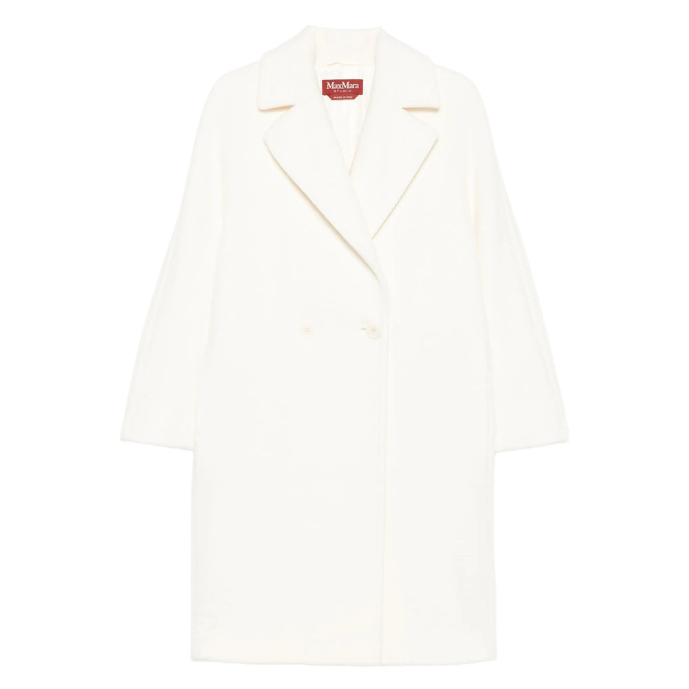 Max Mara Studio Cappotti - Bianco | 2181a07824129d7685e532a1e0296483de12d3fe