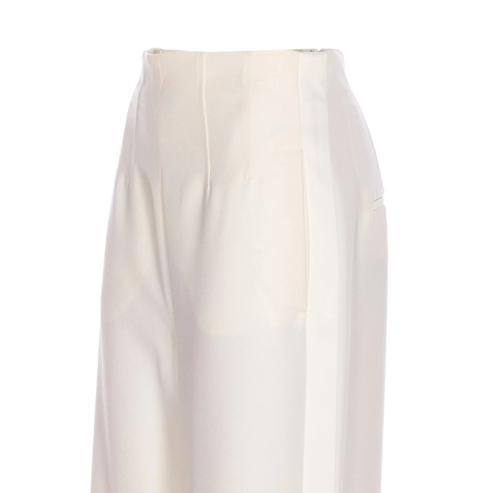 Max Mara Pianoforte Pantaloni - Bianco | b25120864c8095fd1fd0c22e0660b9c3c0f871c8