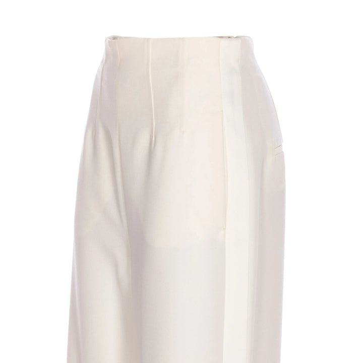 Max Mara Pianoforte Pantaloni - Bianco | b25120864c8095fd1fd0c22e0660b9c3c0f871c8